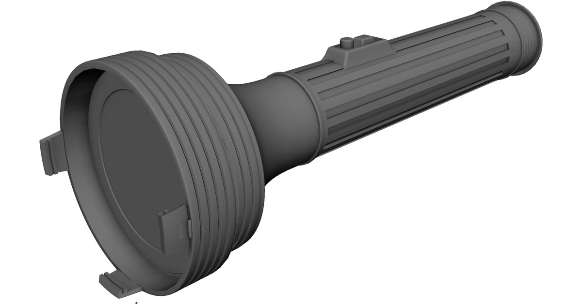 Flashlight 3D Model - 3D CAD Browser