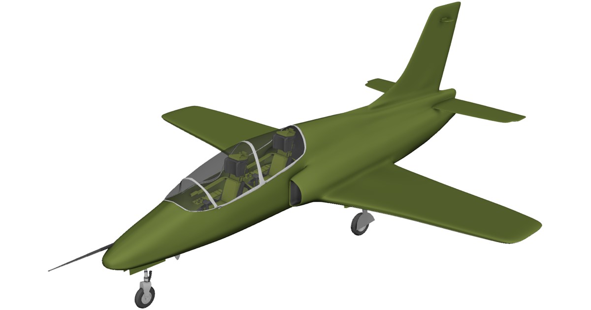 K08 Prototype K-8 Karakorum 3D Model - 3D CAD Browser