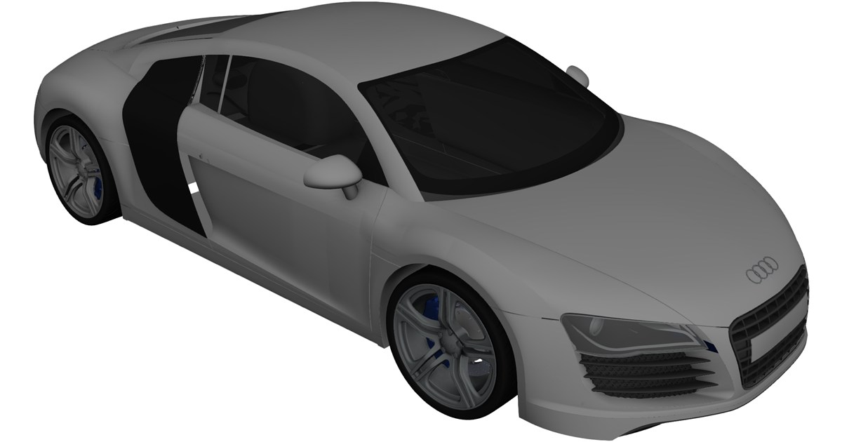 Audi R8 CAD Model - 3D CAD Browser