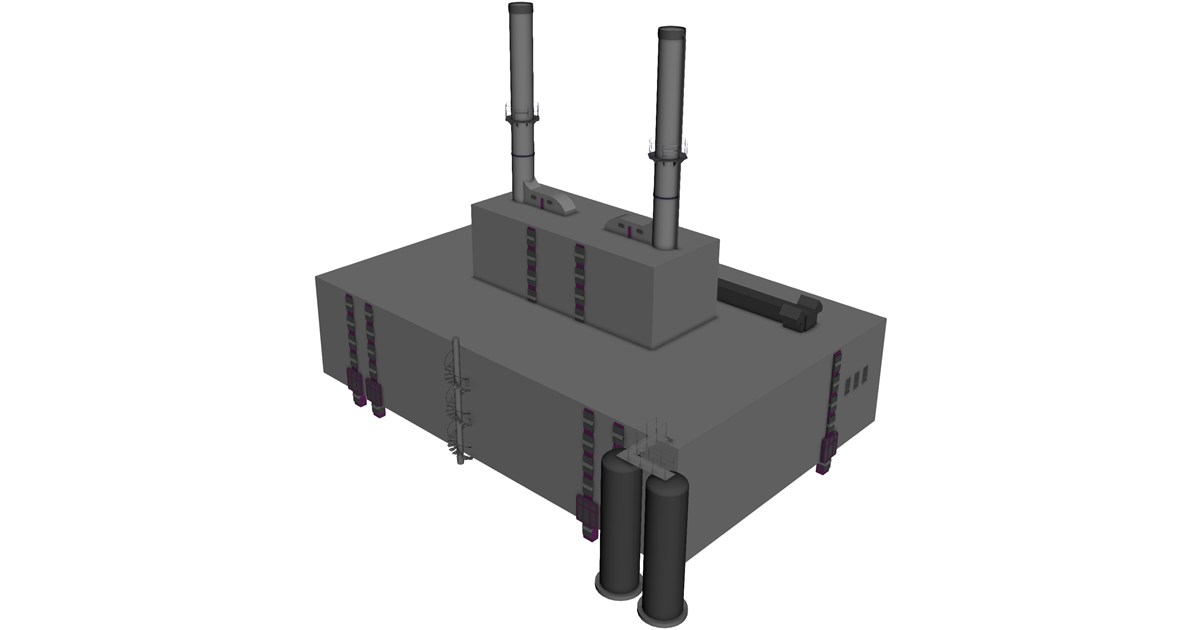 Power Station 3D Model - 3D CAD Browser
