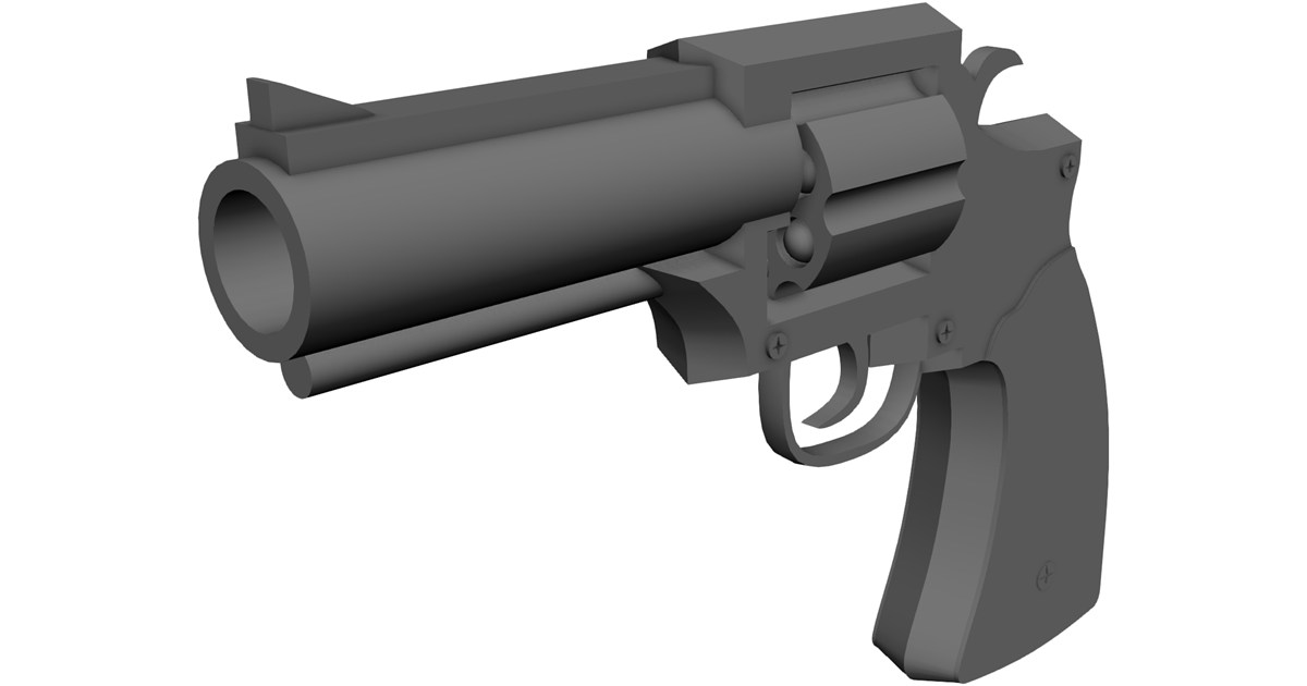 Revolver Solidworks Police Model .38 Special Revolver Pistol 3D Model - 3D CAD Browser