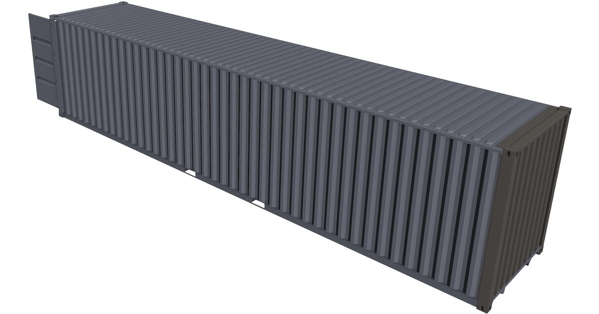 Container 40ft CAD Model - 3D CAD Browser