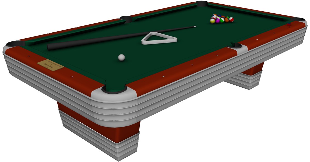 Pool Table 3D Model - 3D CAD Browser