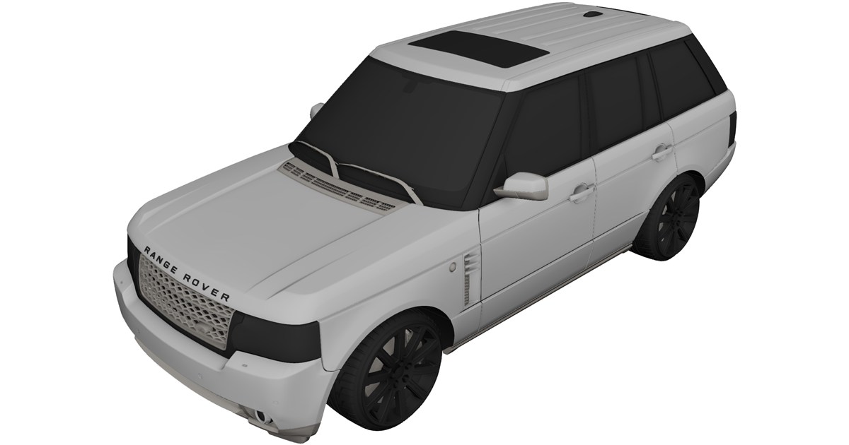 Range Rover Geometry Range Rover Sport 3D Model (2012) - 3D CAD Browser