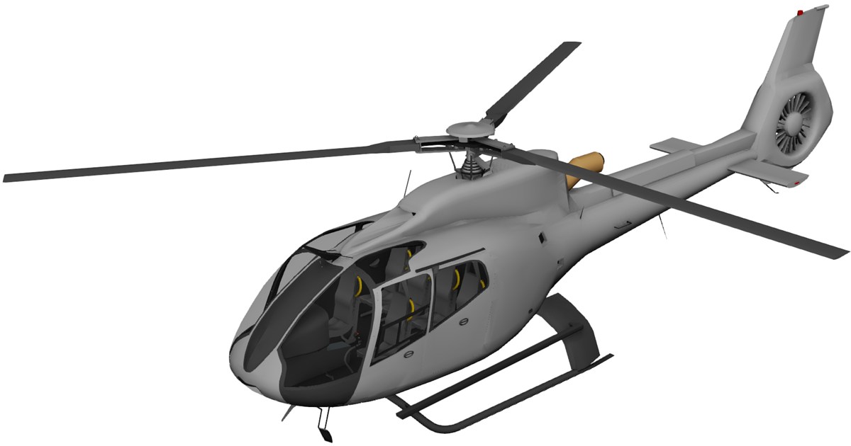 Eurocopter EC-130 3D Model - 3D CAD Browser