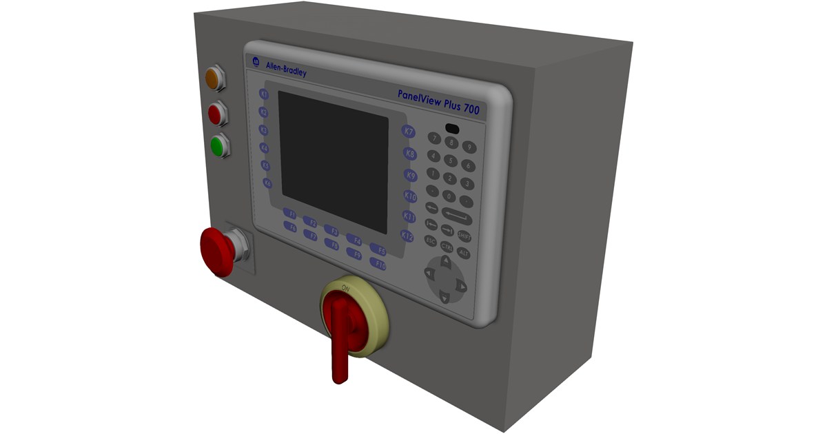 Allen-Bradley PanelView Plus 700 Tester CAD Model - 3D CAD Browser