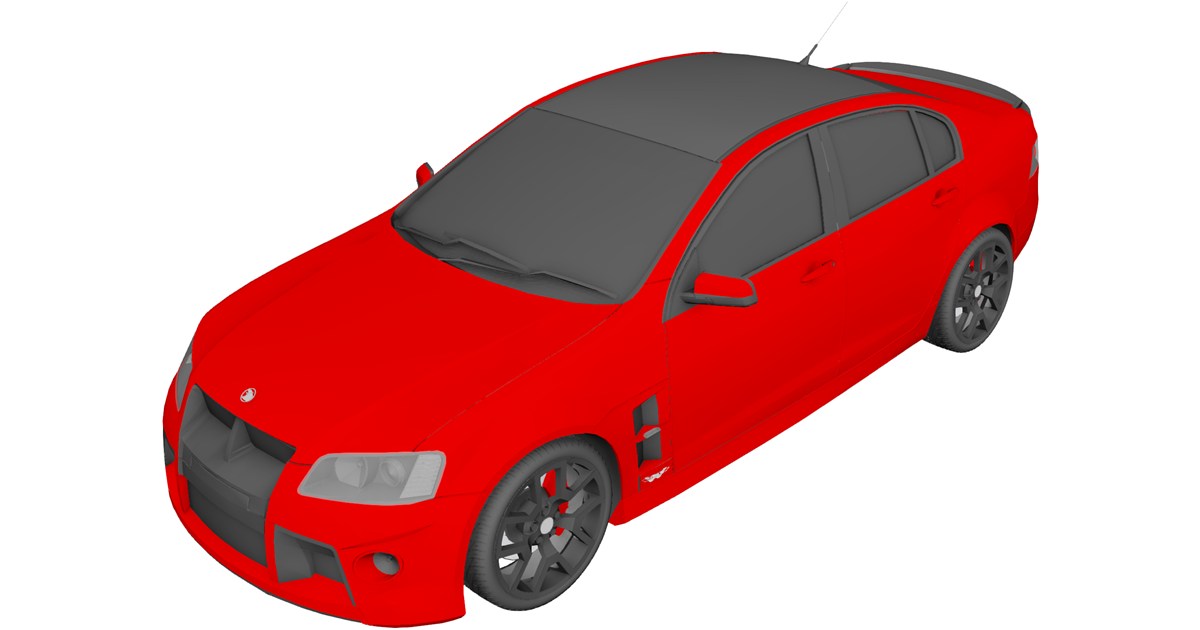 Holden Commodore HSV 3D Model - 3D CAD Browser
