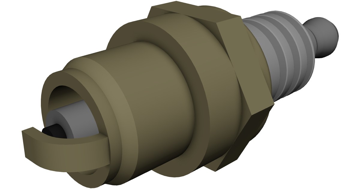 Spark Plug CAD Model - 3D CAD Browser