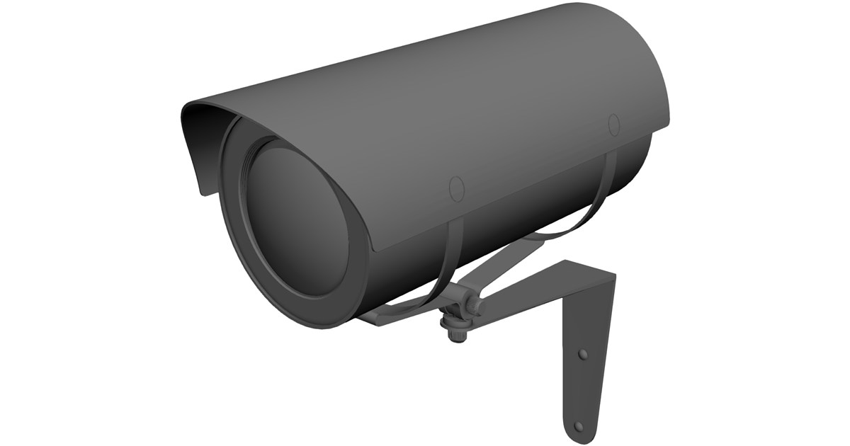 Security Camera 3D Model - 3D CAD Browser