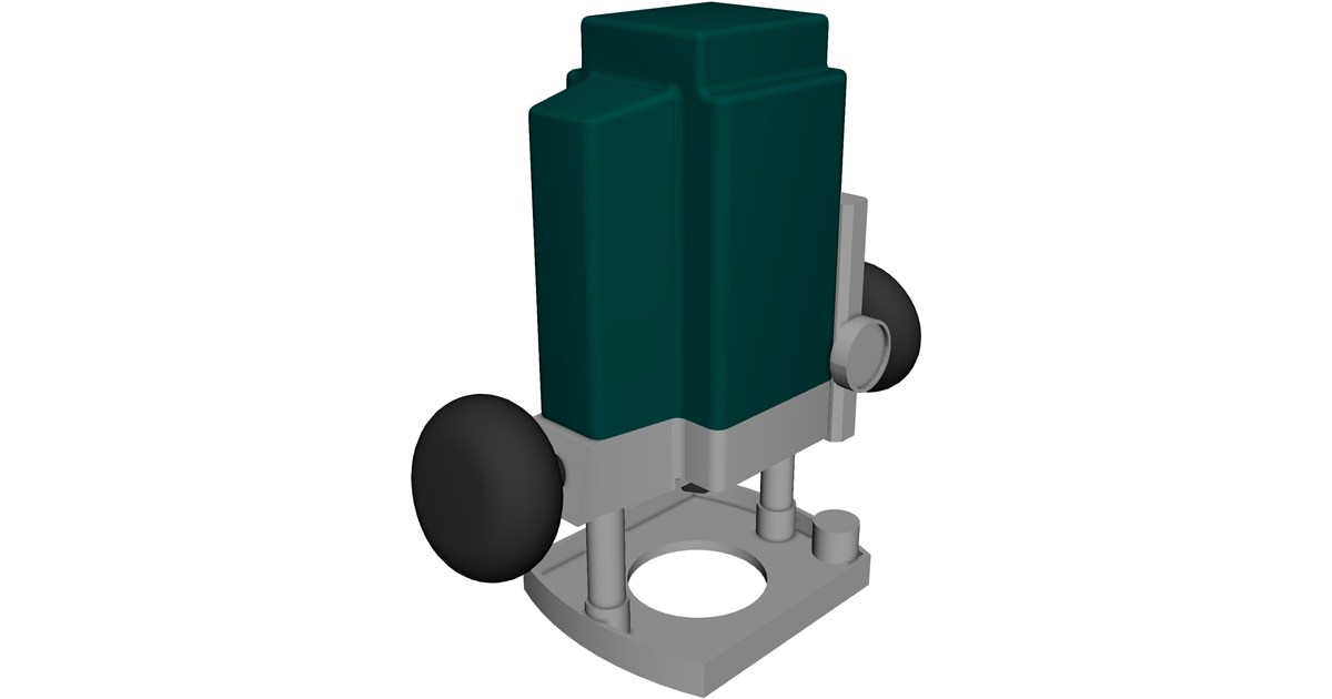 Router 3D Model - 3D CAD Browser