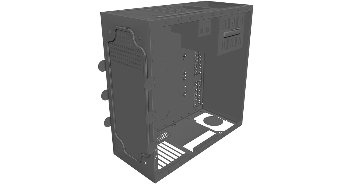 Autocad Computer Case Computer Tower Case CAD Model - 3D CAD Browser