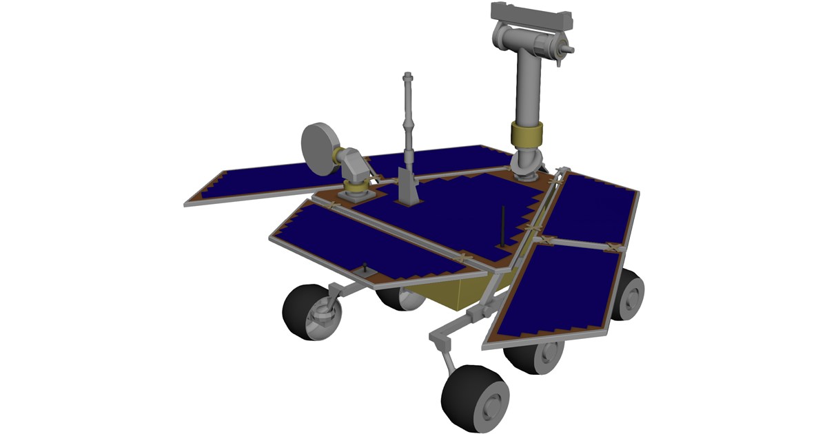 NASA Mars Rover 3D Model - 3D CAD Browser