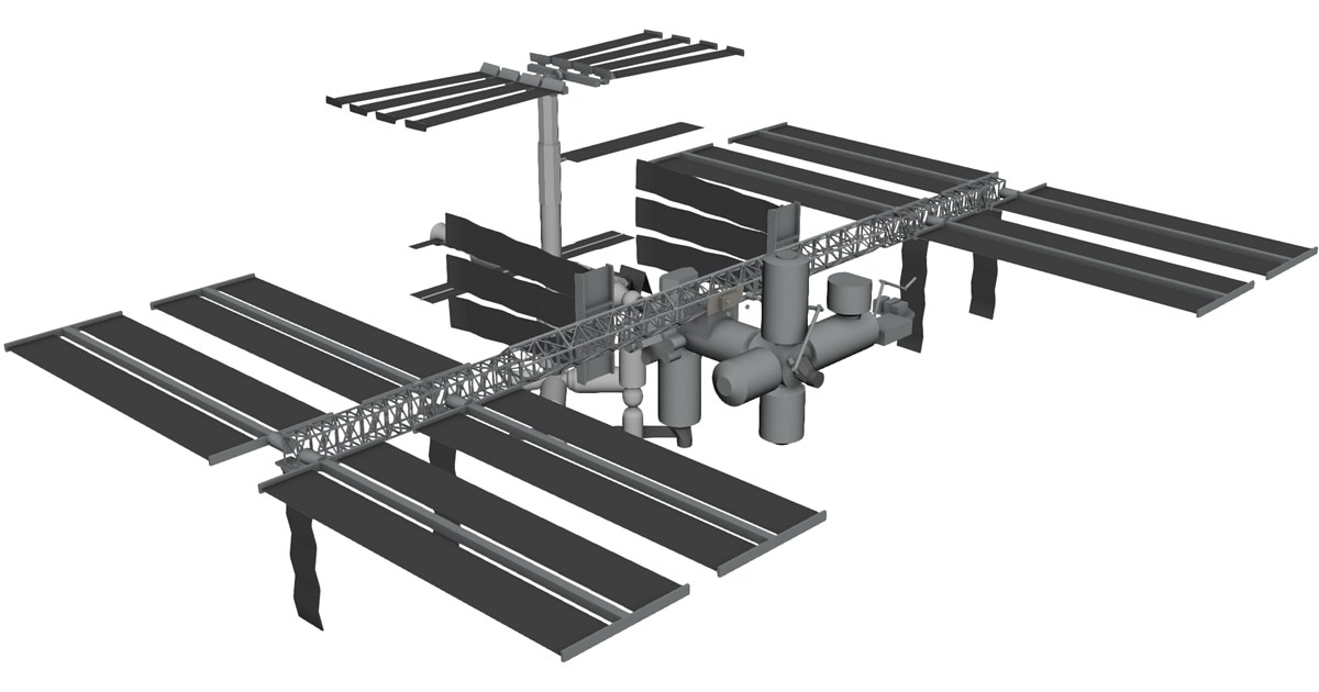 Isscad International Space Station (ISS) CAD Model - 3D CAD Browser