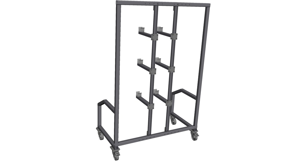 Fixutre Storage Rack Fixture Rack CAD Model - 3D CAD Browser