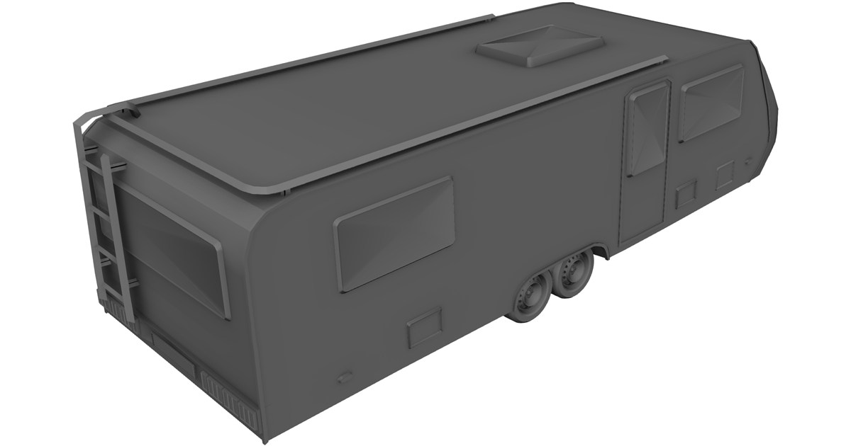 Caravan 3D Model - 3D CAD Browser