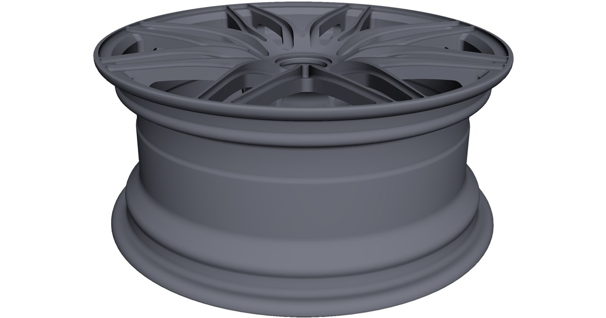 Wheel Rim CAD Model - 3D CAD Browser