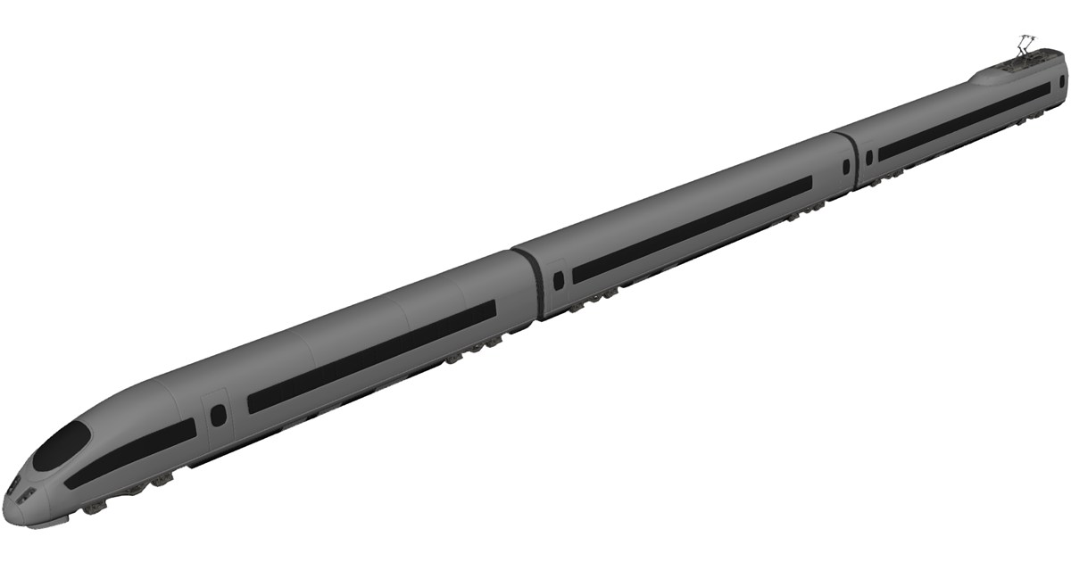 Train 3D Model - 3D CAD Browser