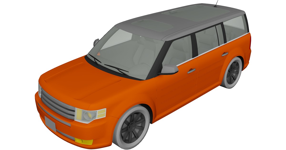 Ford Flex 3d Model 2009 3d Cad Browser 