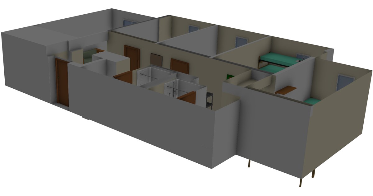 O`Connor Hall Dorm at Embry-Riddle Aeronautical University 3D Model ...