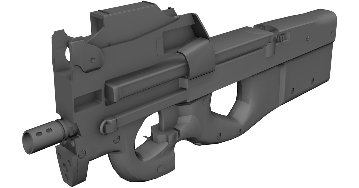 P-90P 3D Model - 3D CAD Browser