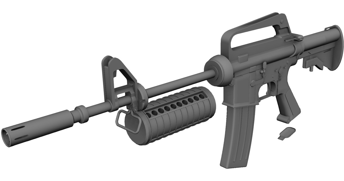 Rifle 3D Model - 3D CAD Browser