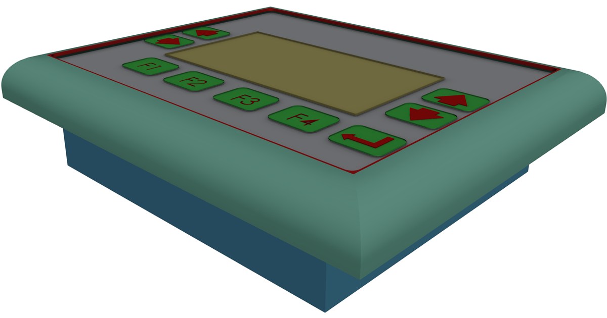 Control Panel 3D Model - 3D CAD Browser