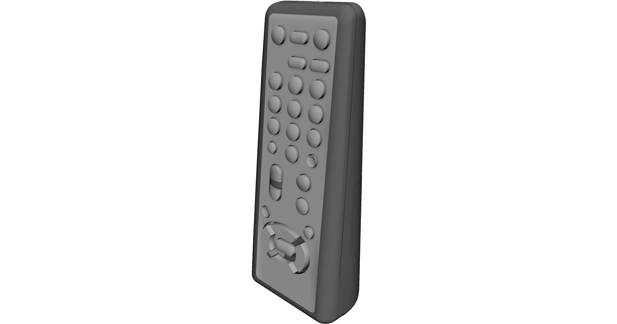 Remote Controller 3D Model - 3D CAD Browser