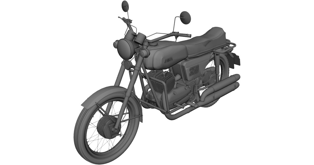 Java 350 3D Model - 3D CAD Browser