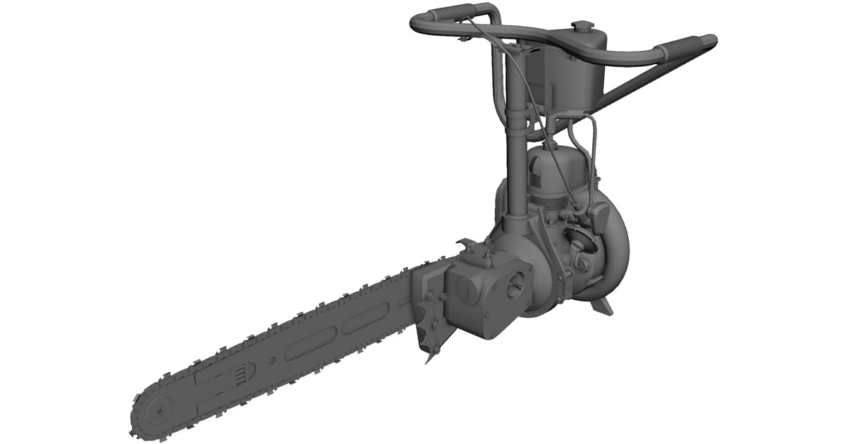 Chainsaw 3D Model - 3D CAD Browser