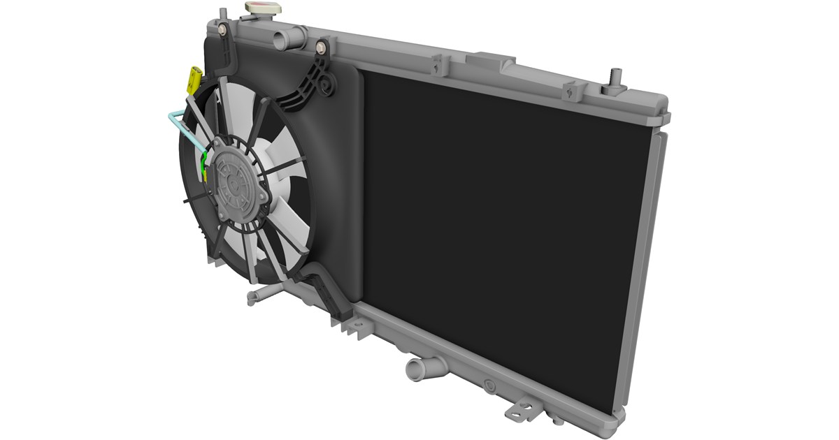 Radiator CAD Model - 3D CAD Browser