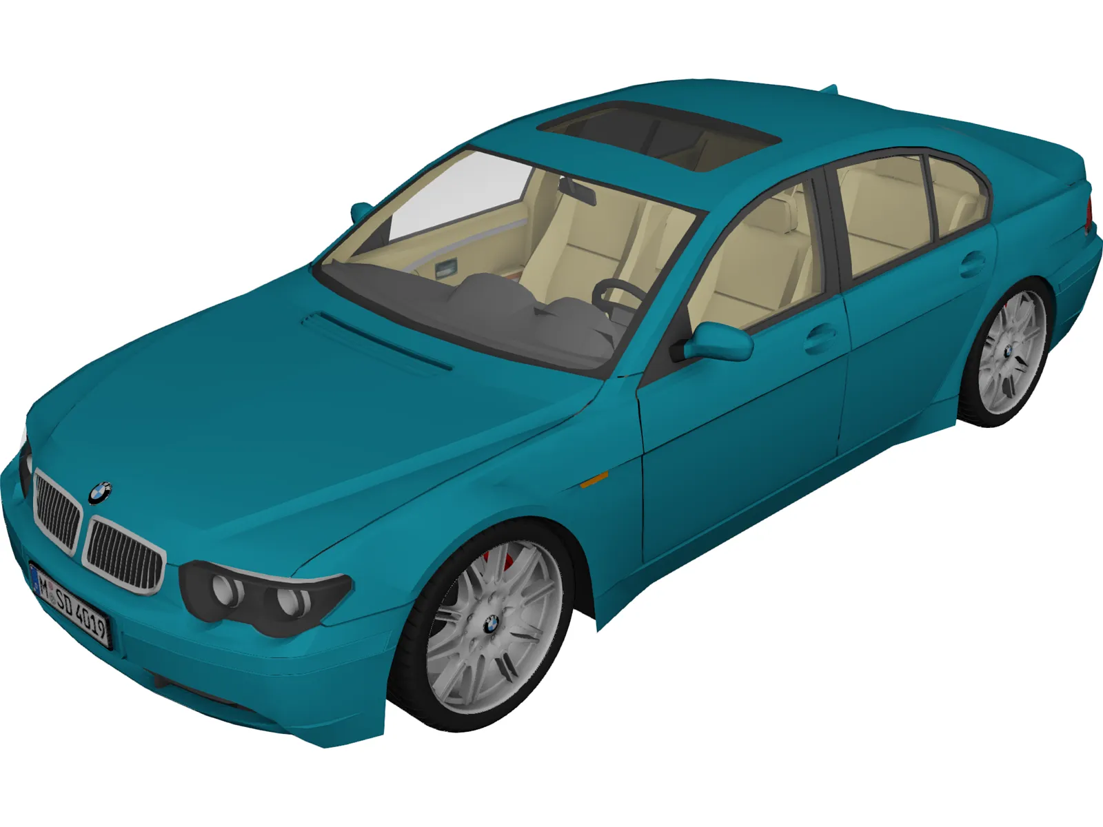 BMW 7-series 3D Model