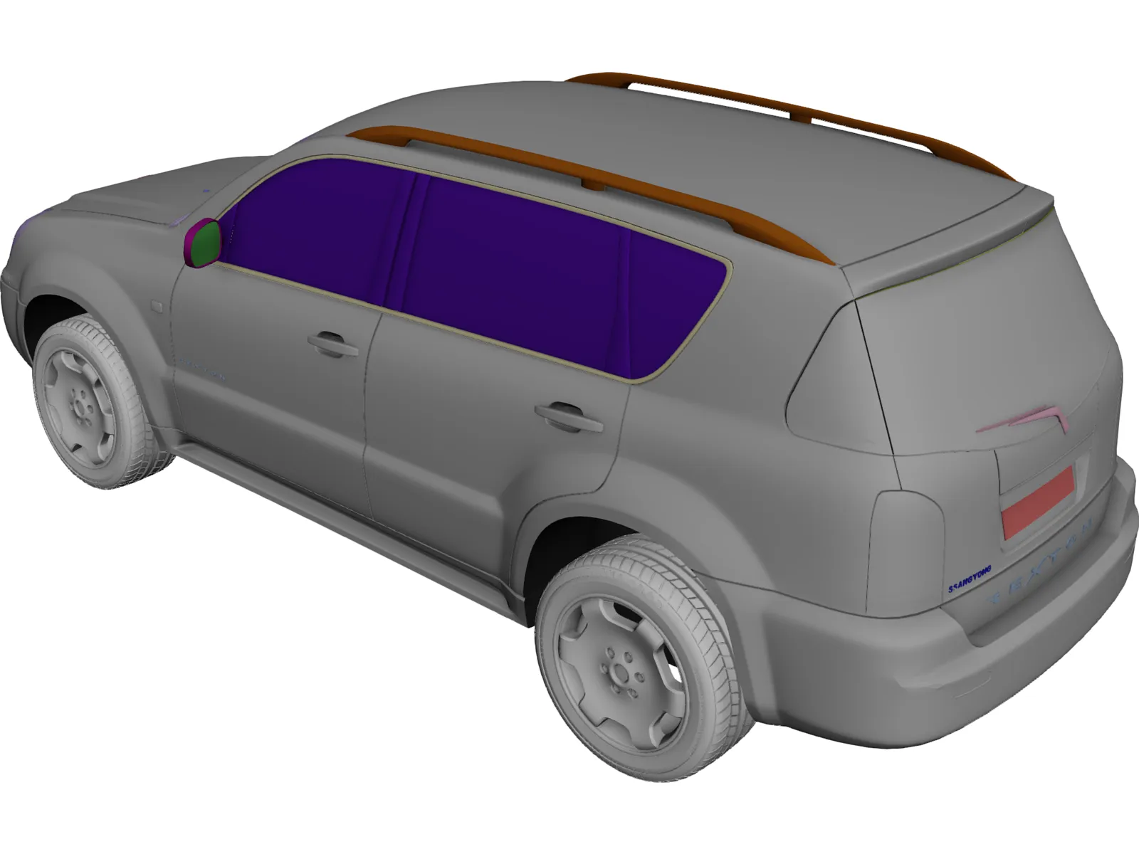 SsangYong Rexton 3D Model