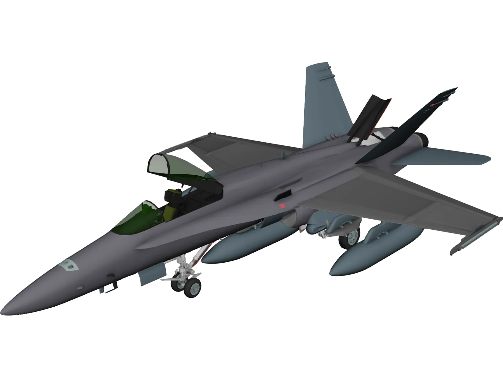 F-18 VFA-151 Hornet 3D Model