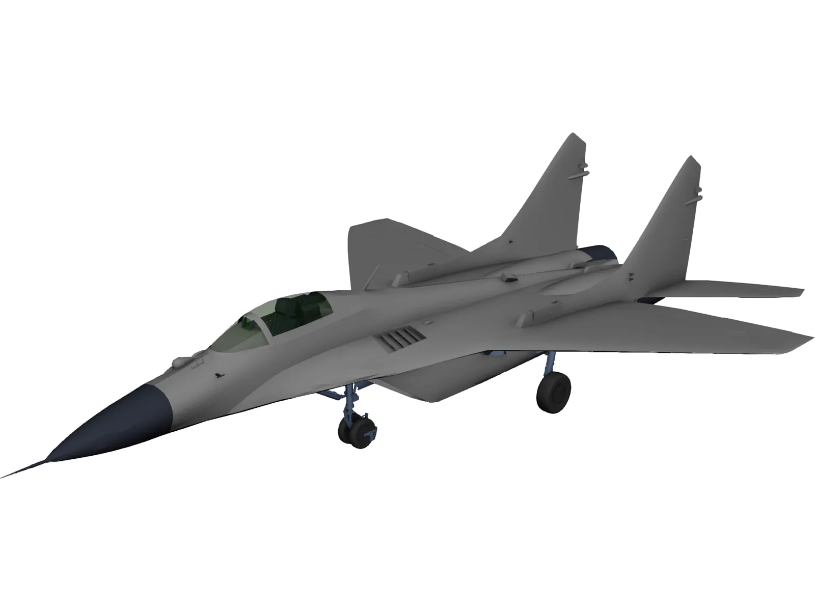 MiG-29A 3D Model