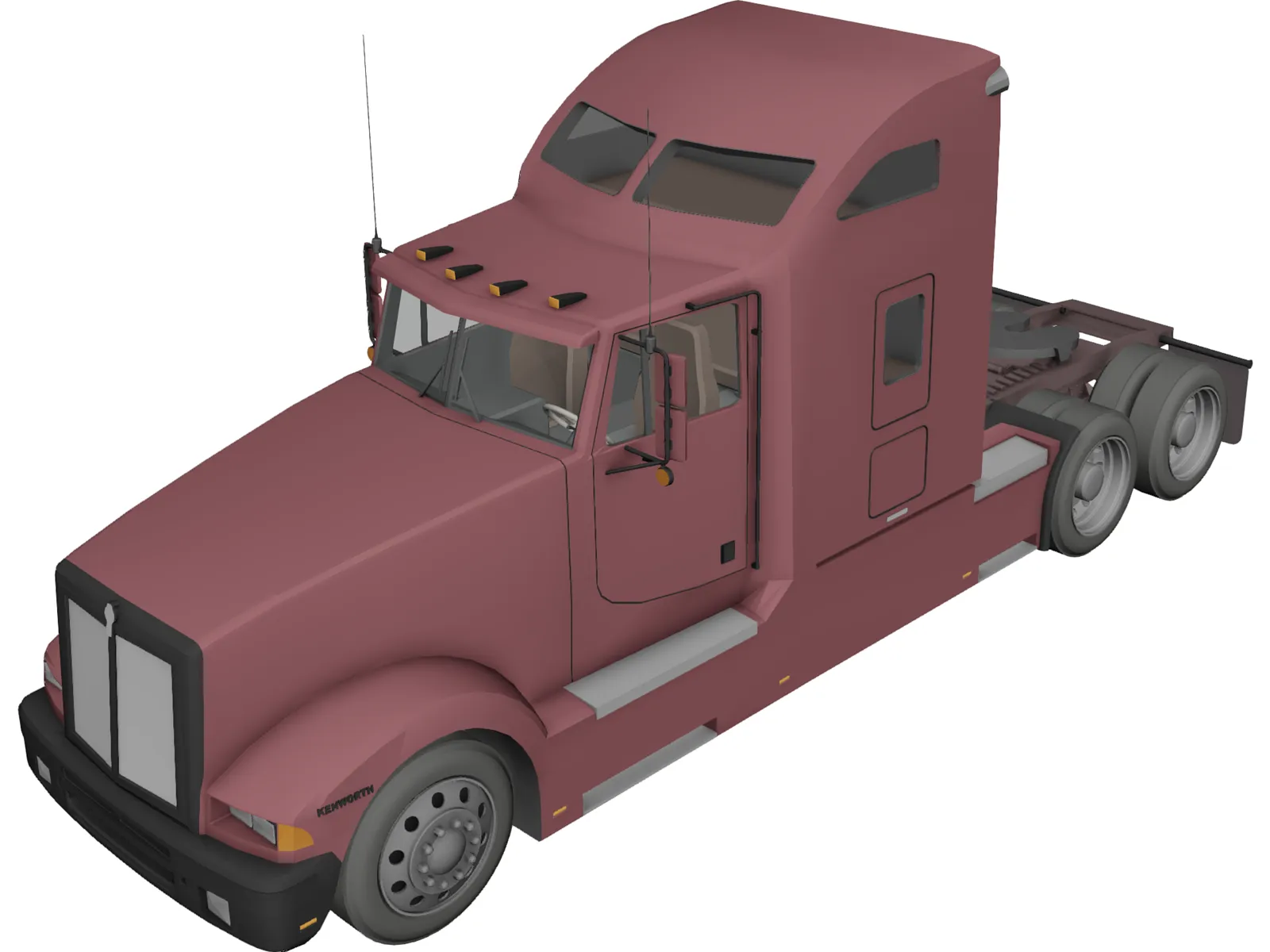 Kenworth T600 3D Model