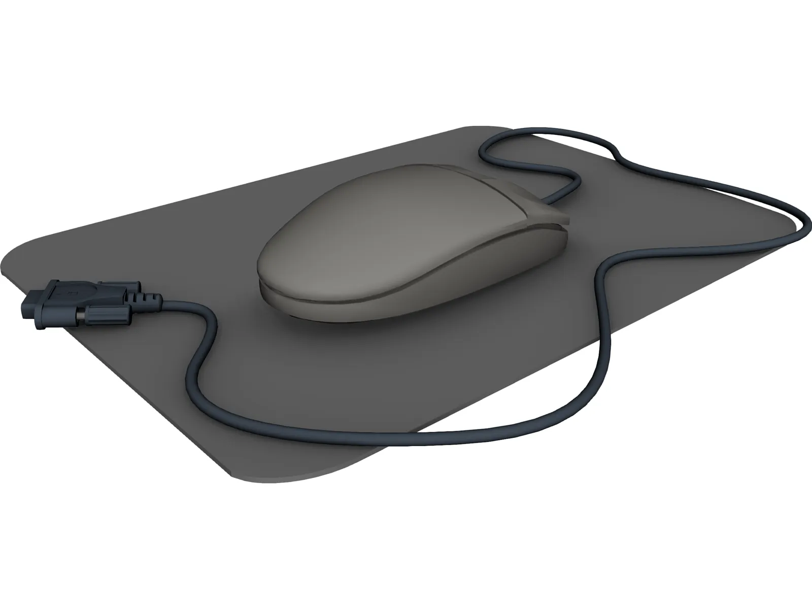 Computer Mouse 3D Model