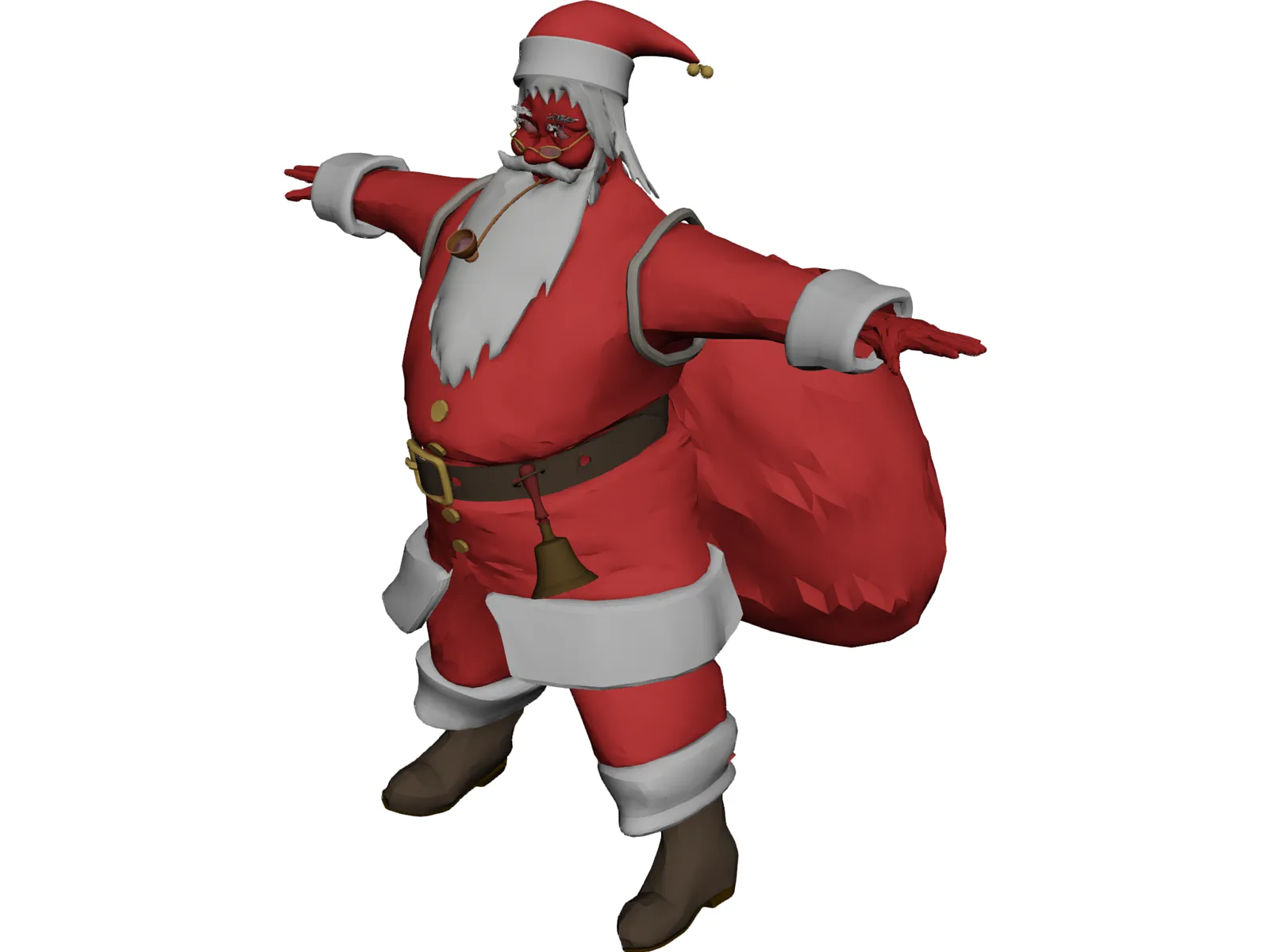 Santa Claus 3D Model