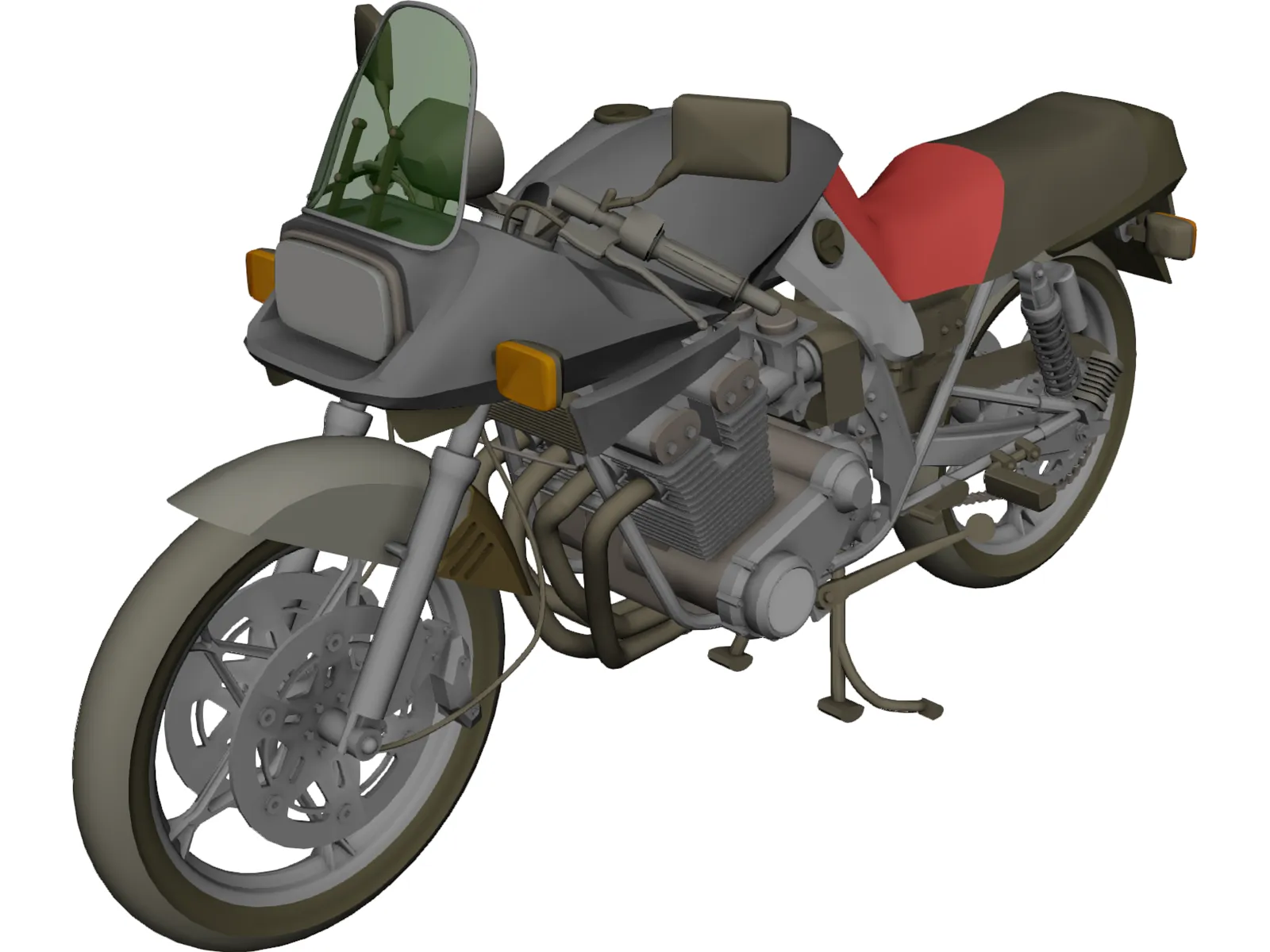 Suzuki Katana 3D Model