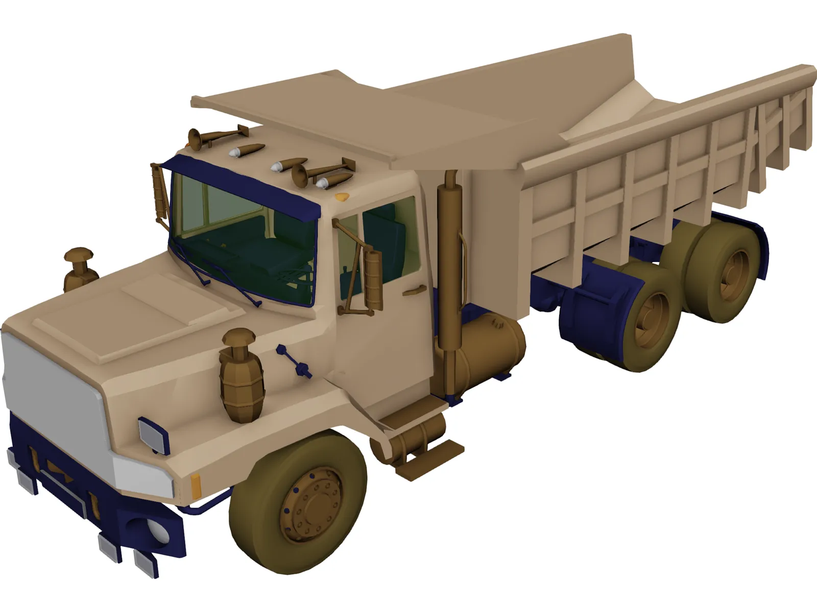 Dump Truck 3D Model