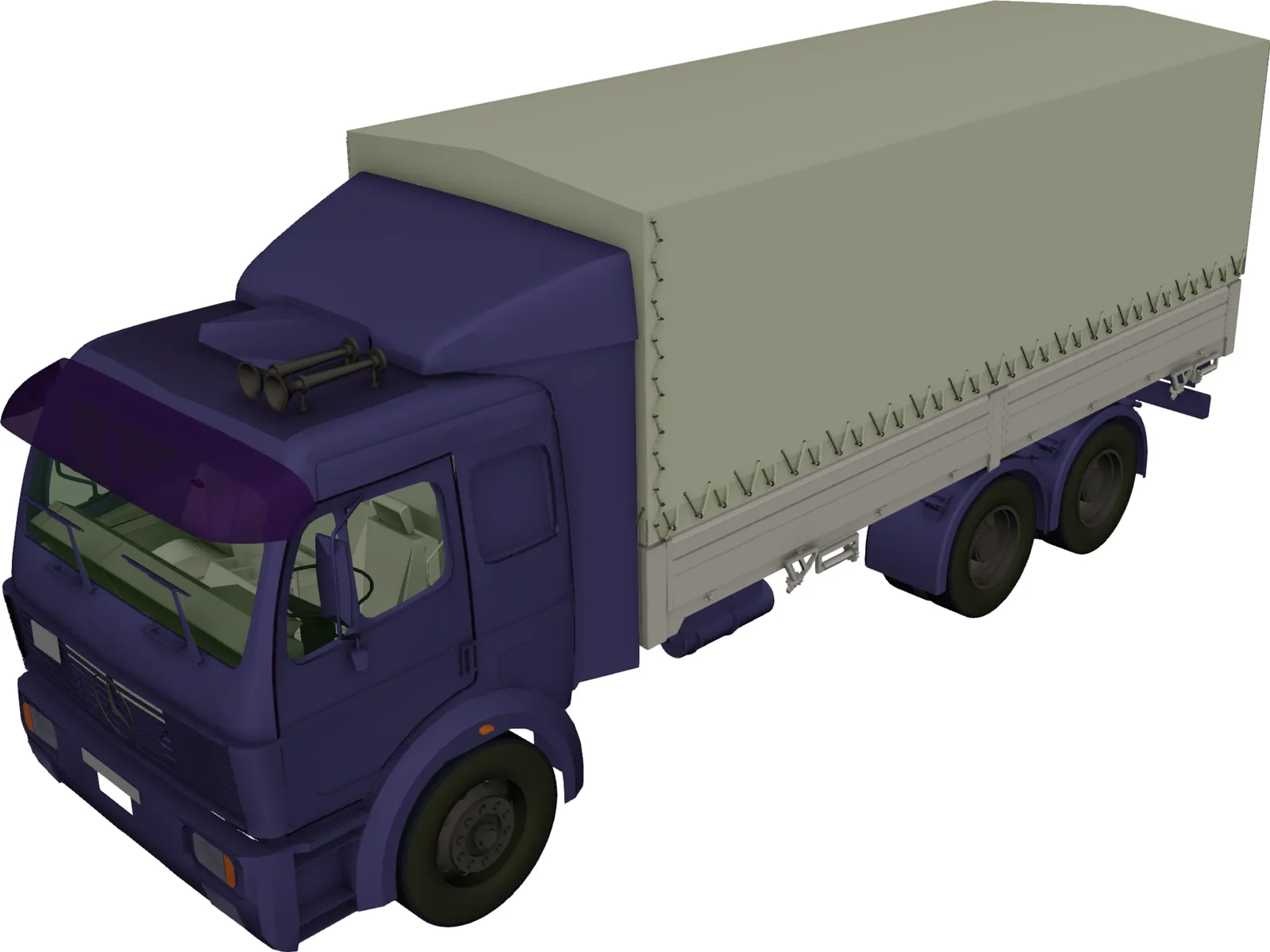 Mercedes-Benz Truck 3D Model