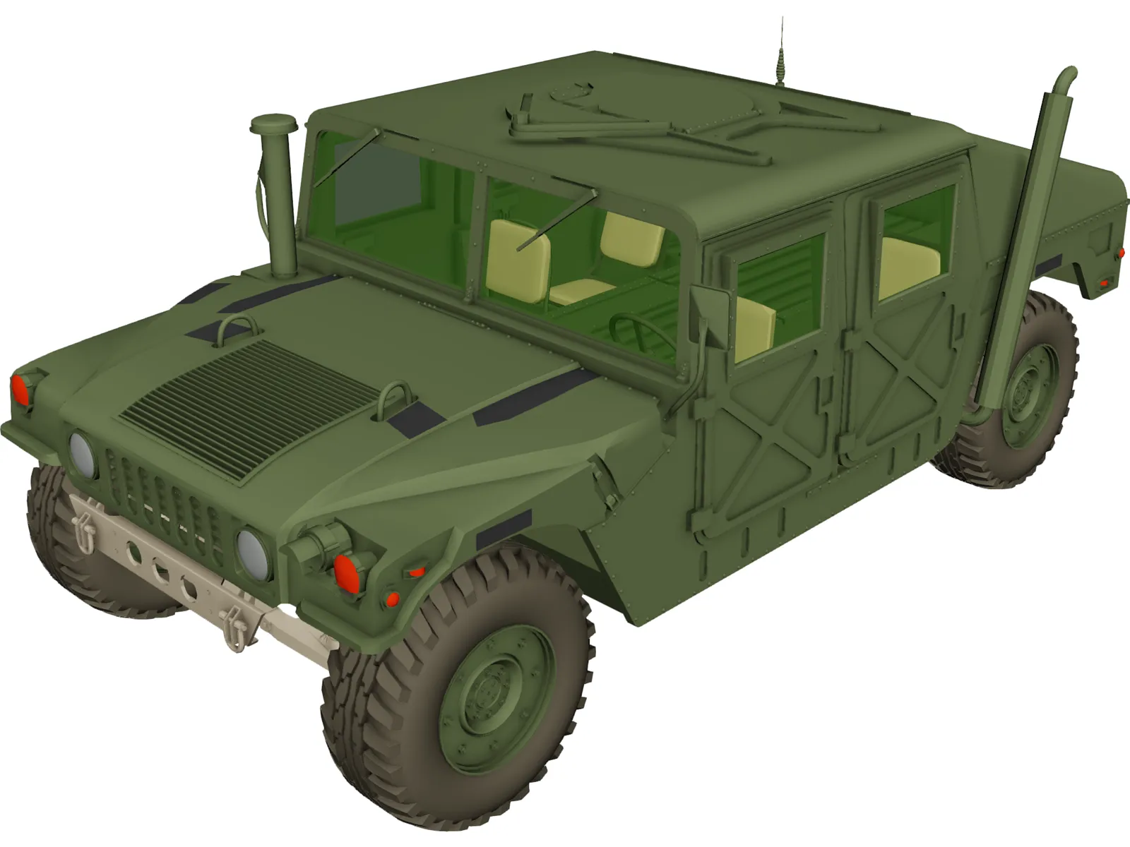 Hummer (1993) 3D Model