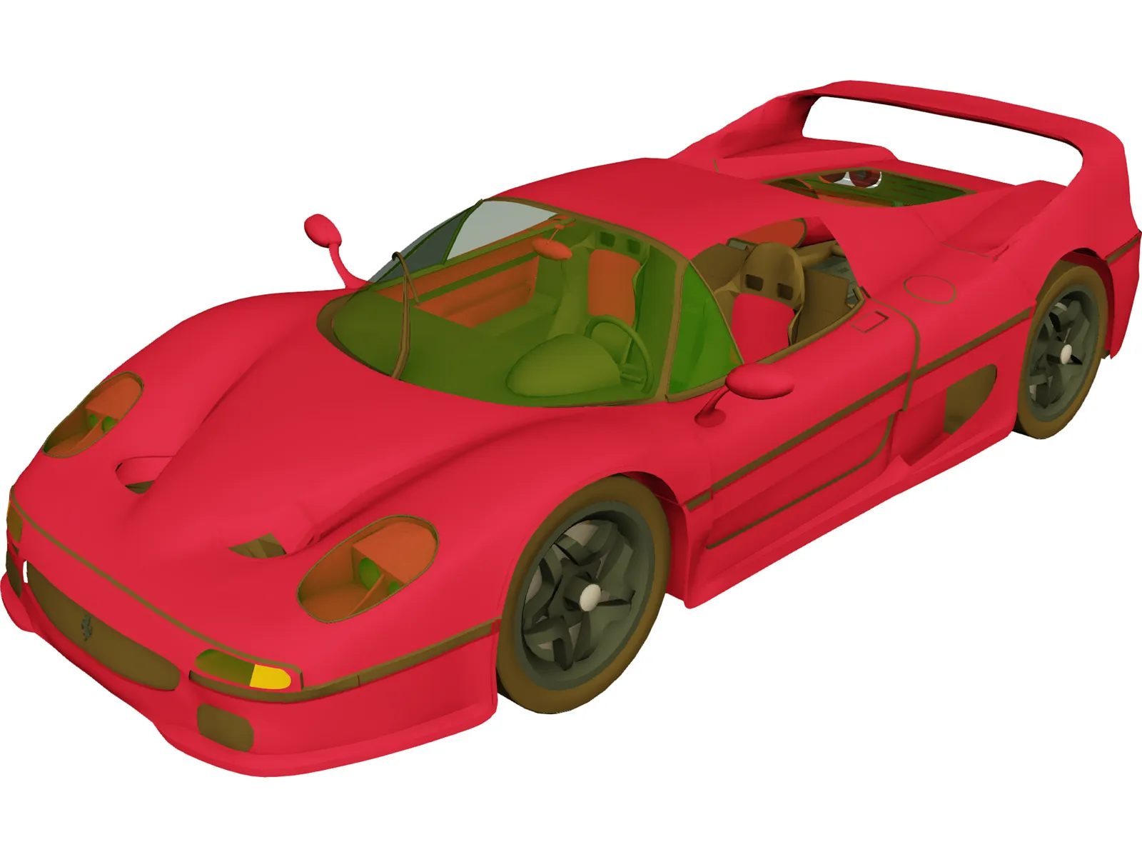 Ferrari F50 (1995) 3D Model