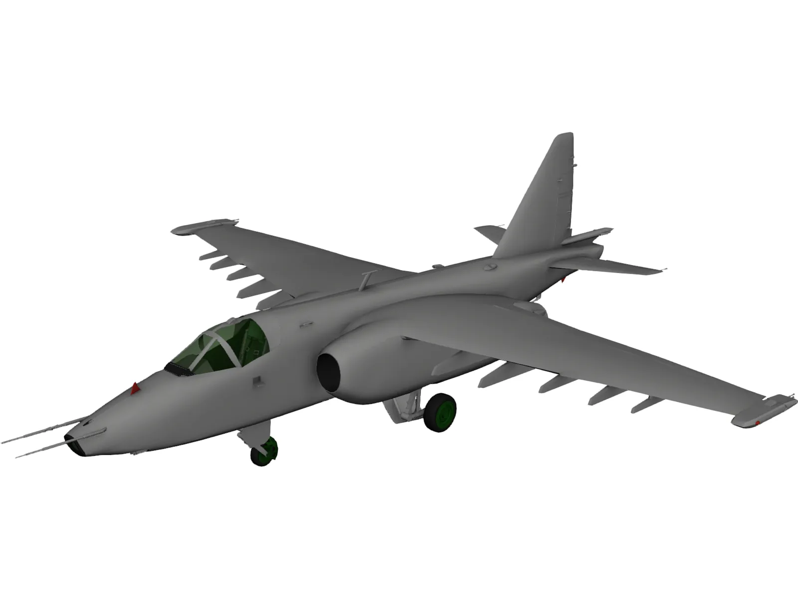 Sukhoi Su-25 Frogfoot 3D Model