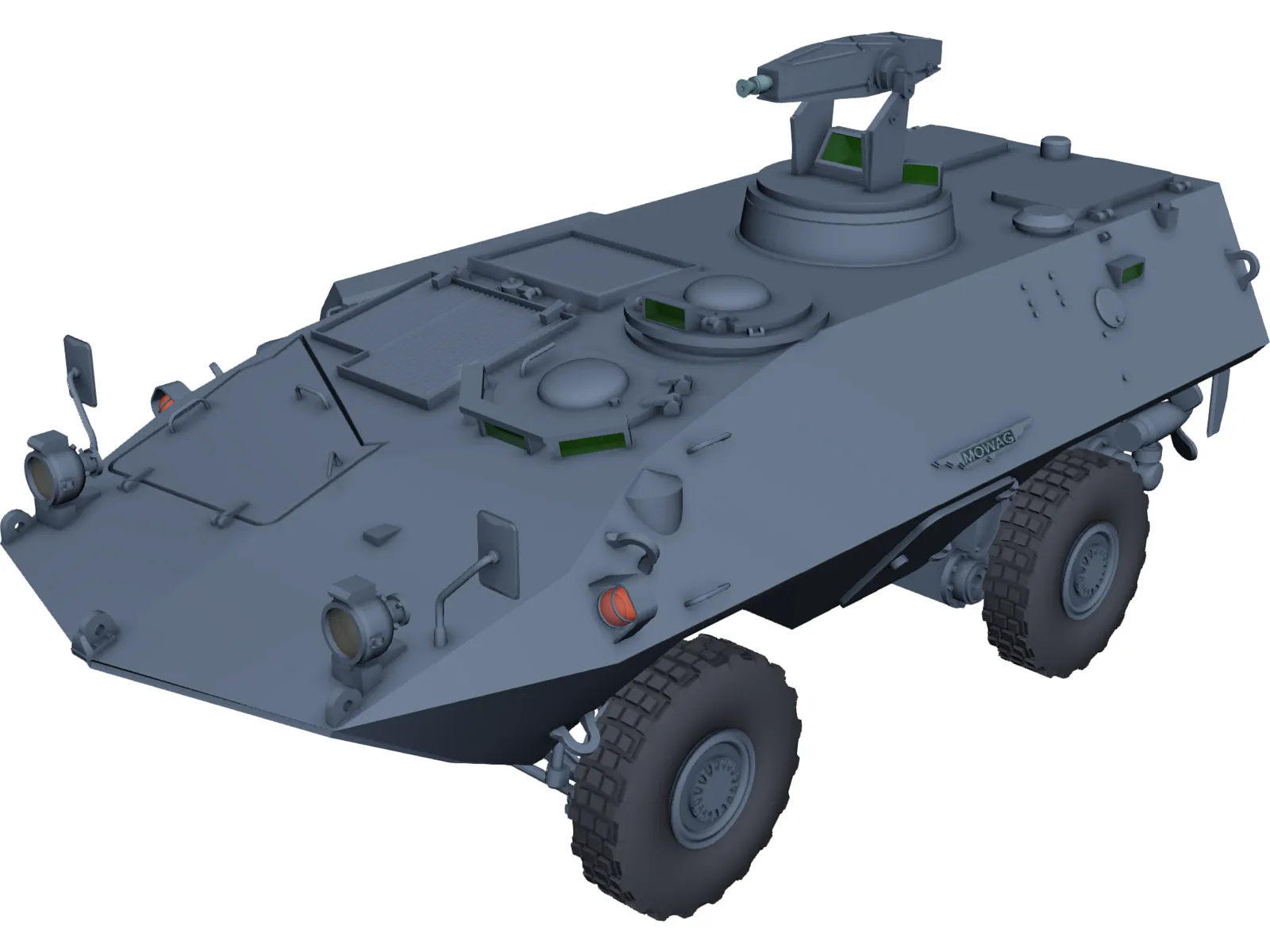 Mowag Piranha 4x4 3D Model