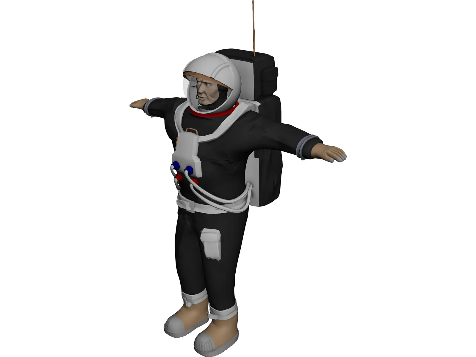 Astronaut 3D Model