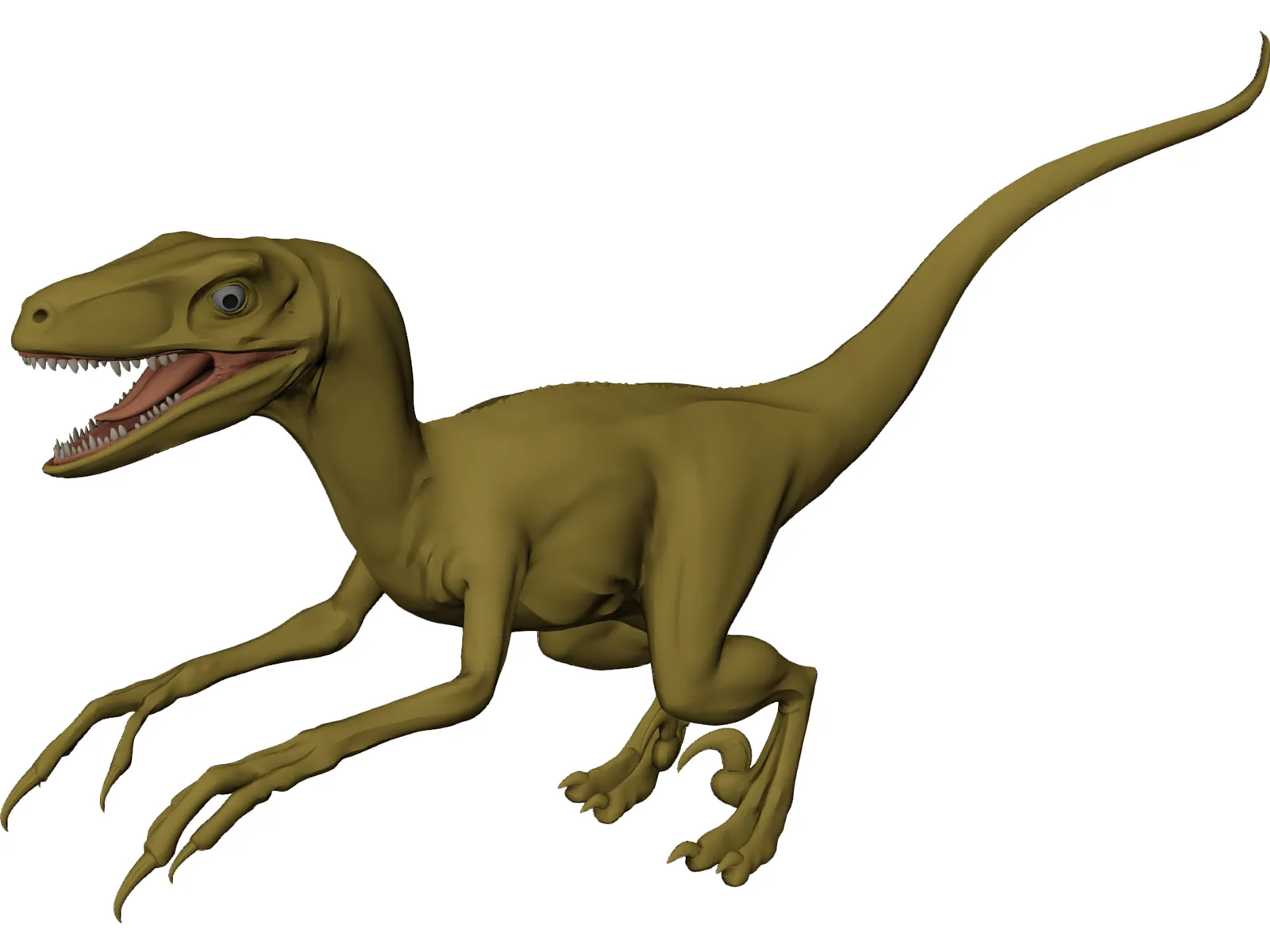 Deinonychus 3D Model