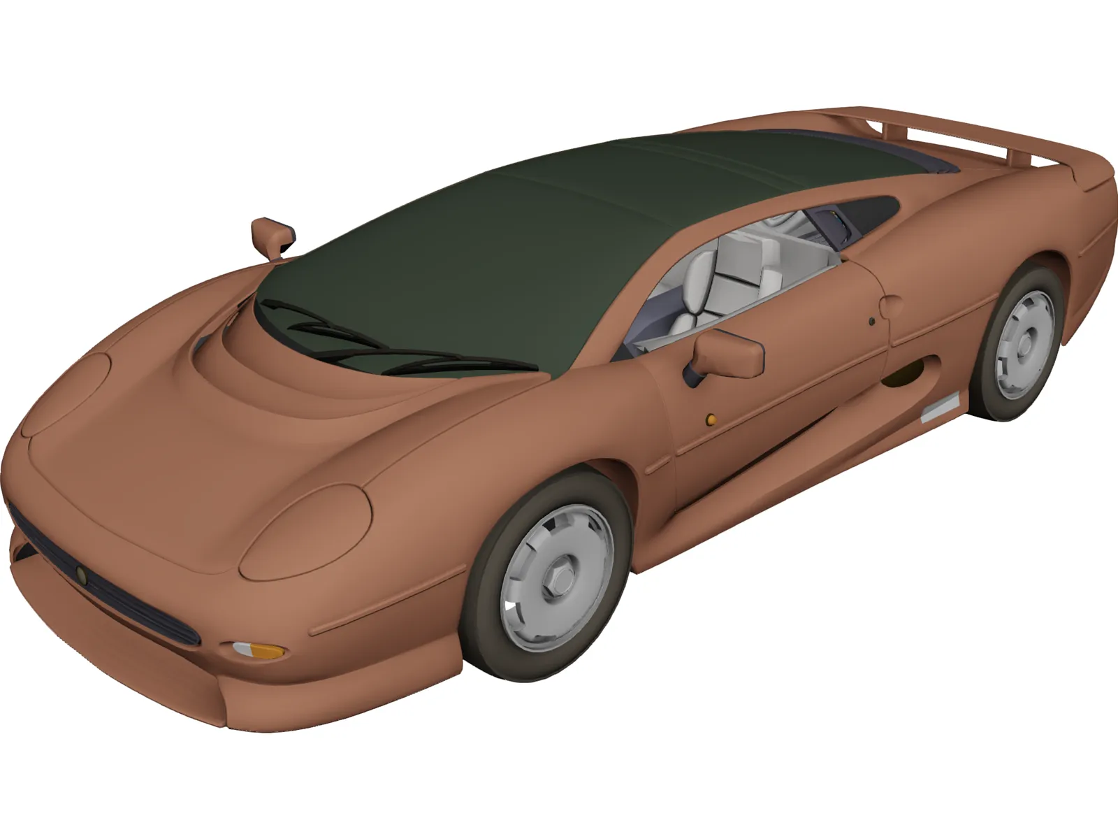 Jaguar XJ220 3D Model