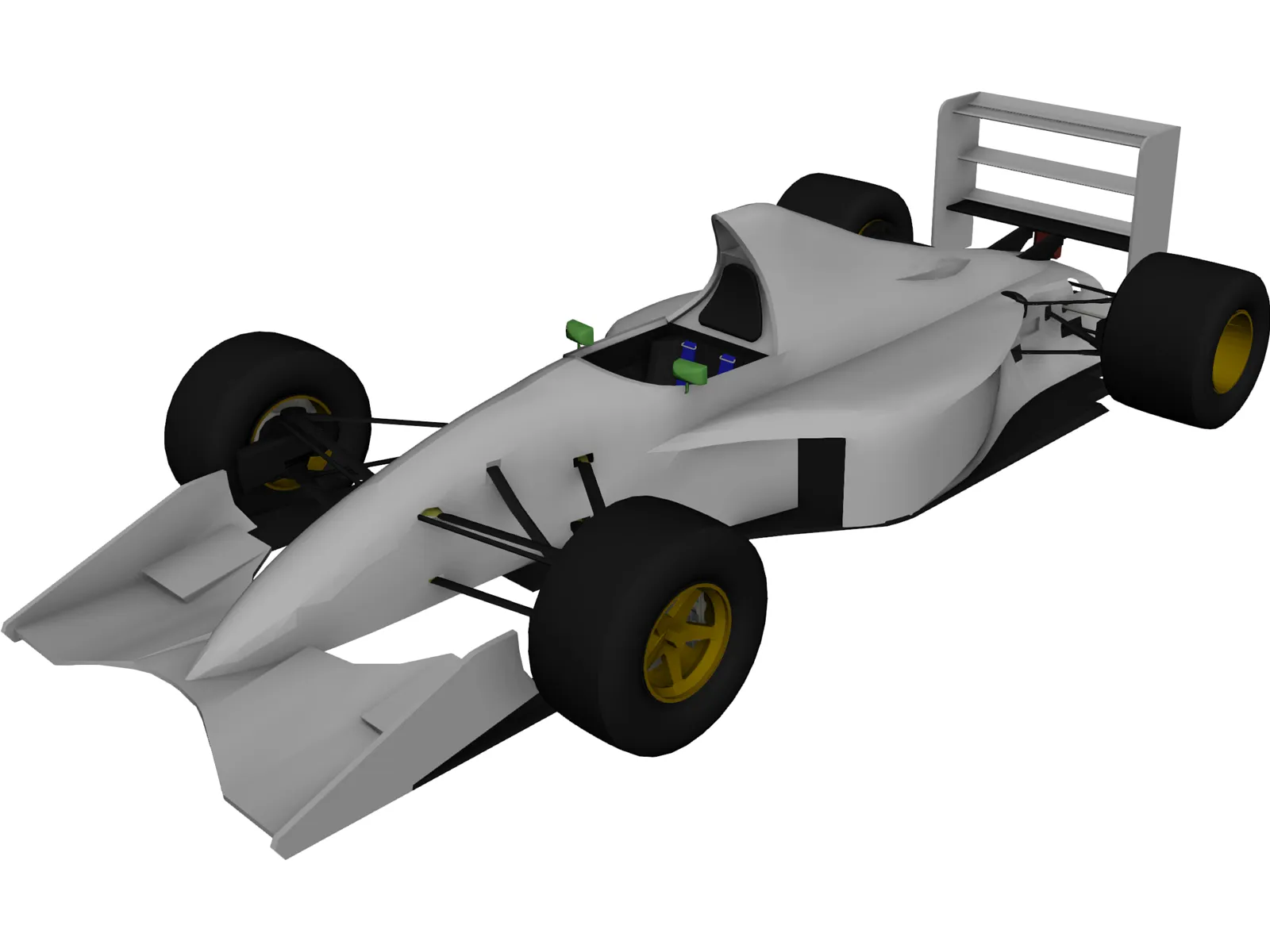 F1 Jordan 191 3D Model