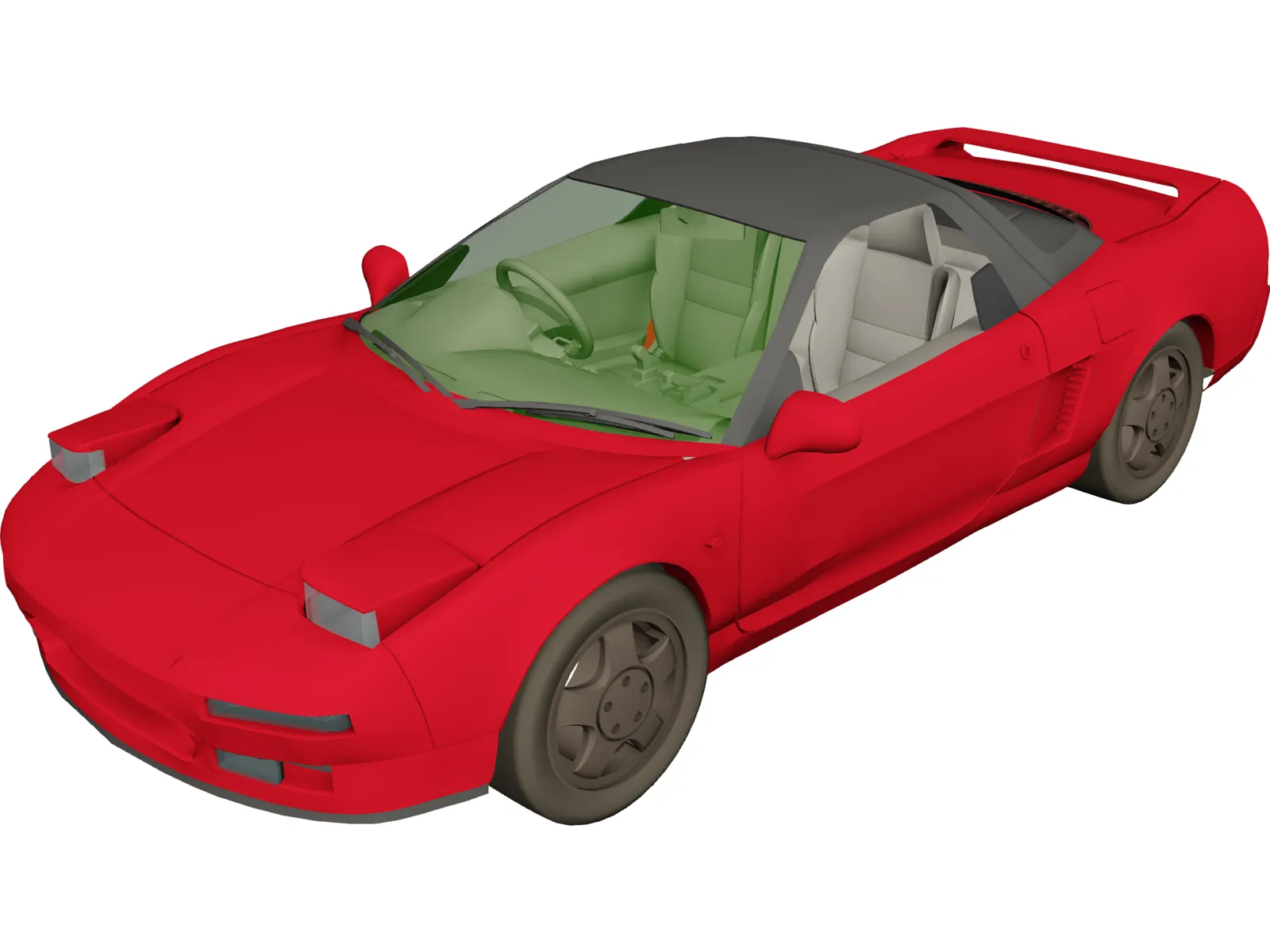 Honda [Acura] NSX (1990) 3D Model