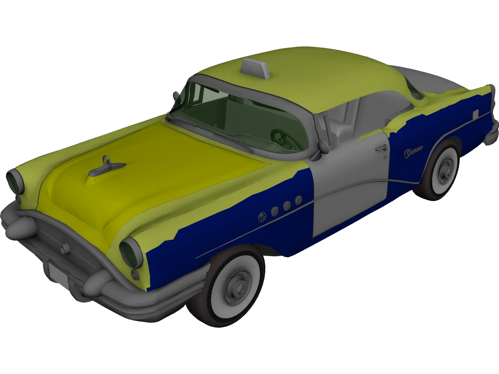 Buick Century (1957) 3D Model